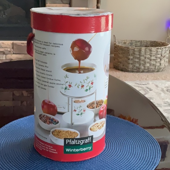 🌿Boxed Pfaltzgraff Deluxe Dessert Fondue Set🌿 - Picture 3 of 9